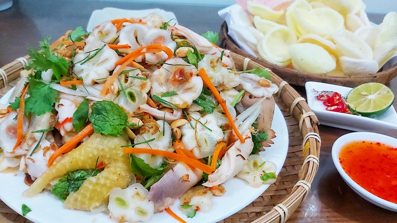 Gỏi gà măng cụt